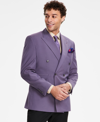 TAYION COLLECTION MEN'S CLASSIC-FIT SOLID DOUBLE-BREASTED SUIT JACKET