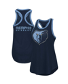 G-iii 4her By Carl Banks Navy Memphis Grizzlies Showdown Scoop-neck Racerback Tank Top In Navy