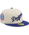 New Era White Los Angeles Dodgers  Corduroy Classic 59fifty Fitted Hat In White