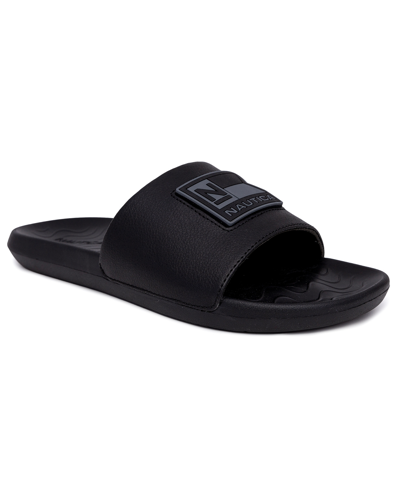 Nautica Men's Hyia Pool Slip On Slides In Multi