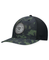 TOP OF THE WORLD MEN'S TOP OF THE WORLD BLACK WISCONSIN BADGERS OHT MILITARY-INSPIRED APPRECIATION CAMO RENDER FLEX H