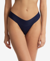 Hanky Panky Breathe Natural Thong In Blackberry Crumble Blue