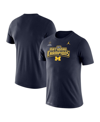 Jordan Men's  Brand Navy Michigan Wolverines College Football Playoff 2023 National Champions Velocit In Navy