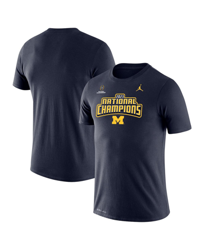 Jordan Men's  Brand Navy Michigan Wolverines College Football Playoff 2023 National Champions Velocit