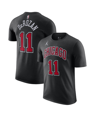 Jordan Men's  Demar Derozan Black Chicago Bulls 2022/23 Statement Edition Name And Number T-shirt