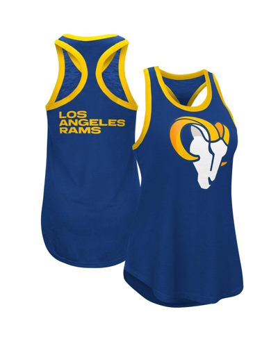 G-iii 4her By Carl Banks Navy Los Angeles Rams Tater Tank Top