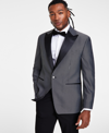 TAYION COLLECTION MEN'S CLASSIC FIT CONTRAST-TRIM DINNER JACKET