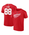 FANATICS MEN'S FANATICS PATRICK KANE RED DETROIT RED WINGS AUTHENTIC STACK NAME AND NUMBER T-SHIRT