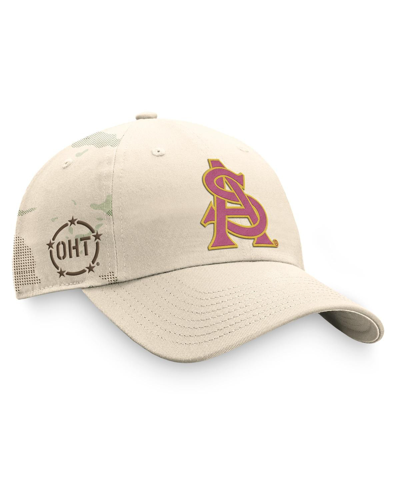 TOP OF THE WORLD MEN'S TOP OF THE WORLD KHAKI ARIZONA STATE SUN DEVILS OHT MILITARY-INSPIRED APPRECIATION CAMO DUNE A