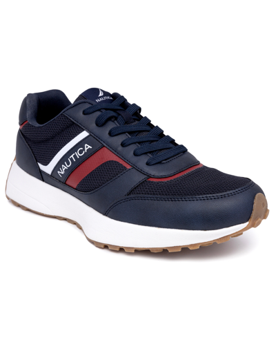 Nautica Men's Outfall 4 Athletic Sneakers In Navy