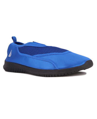 Nautica Men's Marco Water Slip On Shoes In Royal,black