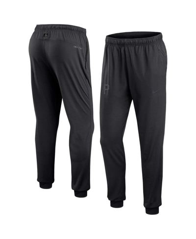 NIKE MEN'S NIKE BLACK PITTSBURGH PIRATES AUTHENTIC COLLECTION TRAVEL PERFORMANCE PANTS