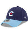 New Era Men's  Navy, Light Blue Chicago Cubs 2021 City Connect 39thirty Flex Hat In Navy,light Blue