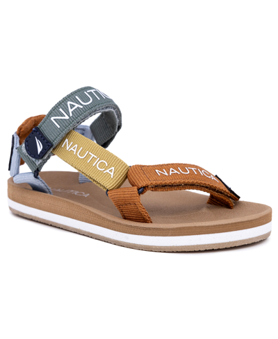 Nautica Kids' Toddler And Little Boys Avelino Casual Sandals In Pastel Multi
