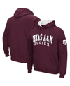 Colosseum Men's  Maroon Texas A&m Aggies Double Arch Pullover Hoodie In Maroon