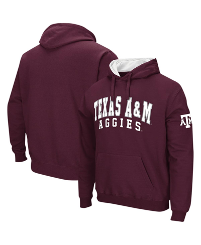 Colosseum Men's  Maroon Texas A&m Aggies Double Arch Pullover Hoodie
