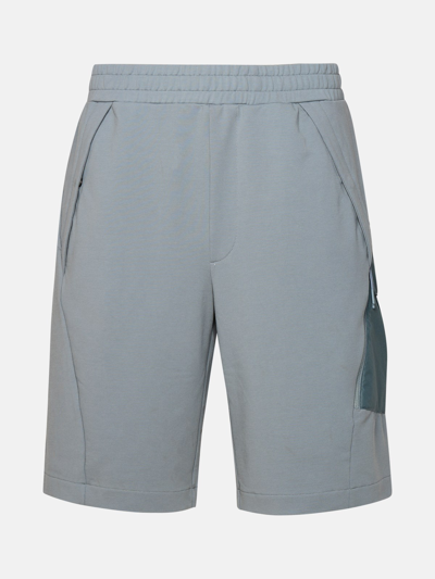 C.p. Company Grey Cotton Blend Bermuda Shorts