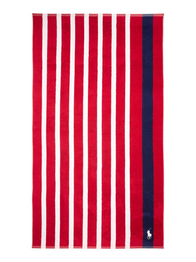 Ralph Lauren Breton Beach Towel In Red