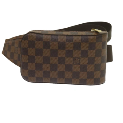 Pre-owned Louis Vuitton Geronimos Brown Canvas Shoulder Bag ()