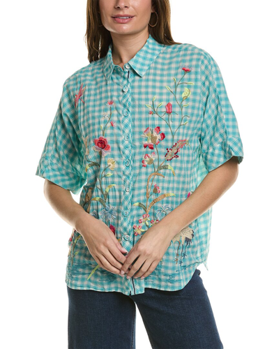 Johnny Was Geniveve Relaxed Dolman Shirt In Multi