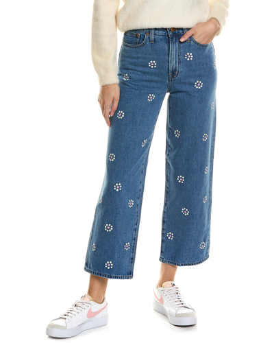 Madewell The Perfect Vintage Brickhaven Wash Wide Leg Jean In Blue
