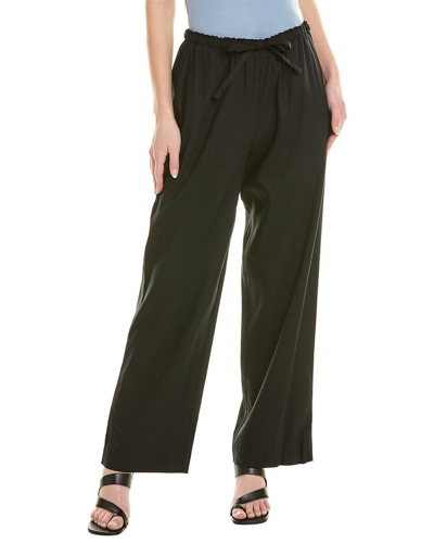 Rebecca Taylor Linen-blend Pant In Black