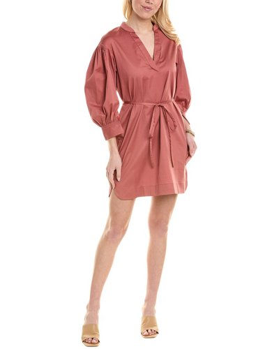 Rebecca Taylor Twill Belted Dress