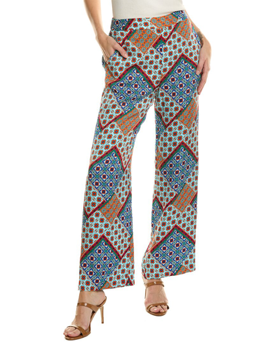 Elie Tahari Women's Andrea Silk-blend Geometric Trousers In Multi