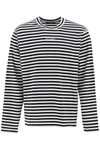 Dolce & Gabbana T-shirt With Stripe Pattern In White, Blue