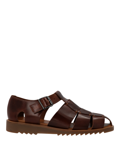 Paraboot "pacific Sport" Sandals In Brown