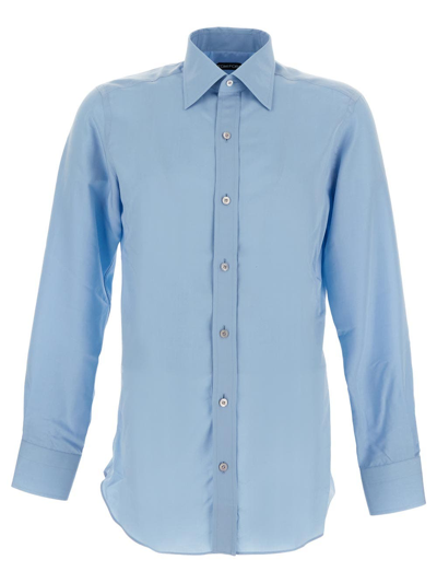 Tom Ford Classic Shirt In Blue