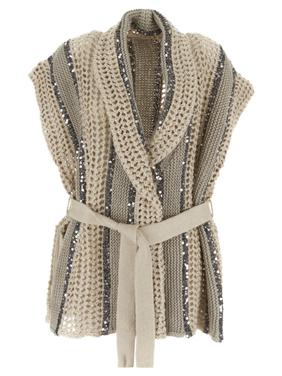 BRUNELLO CUCINELLI KNITTED CARDIGAN