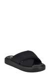 Calvin Klein Evey Slide Sandal In Black