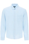 Apc A.p.c. Linen Cassel Shirt For