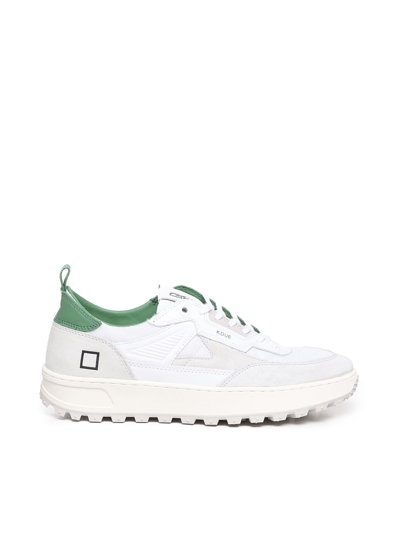 Date Kdue Sneakers In White-green