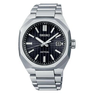 Pre-owned Seiko Astron Nexter Sbxy063 Black 3rd Collection Titanium Men's Watch In Box