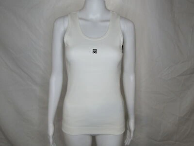 Pre-owned Givenchy Women's Us Xs Slim Fit Tank Top White Bw70ch3yhy