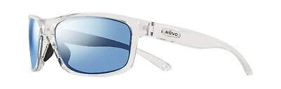 Pre-owned Revo Sunglasses Harness: Polarized Lens With Rectangle Sport Wrap Frame In Gray