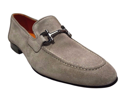 Pre-owned Sigotto Uomo Men's Slip On Sand Suede Dressy Casual Loafers 6472 In Beige