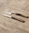 BRUNELLO CUCINELLI STAINLESS STEEL CHEESE KNIVES (SET OF 2)