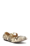 Schutz Calita Flat In Natural