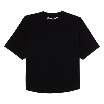 Pre-owned Palm Angels Classic Logo Over Tee 'black/white'