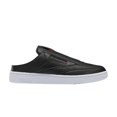 Pre-owned Reebok Club C Laceless Mule 'black Grey'