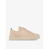 CHRISTIAN LOUBOUTIN LOUIS JUNIOR SUEDE LOW-TOP TRAINERS
