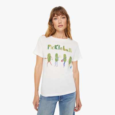 Unfortunate Portrait Pickleball Tee In White