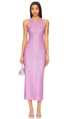 Lovers & Friends Hollis Sequin Midi Dress In 粉色