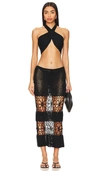 Superdown Naja Skirt Set In 黑色