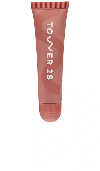 Tower 28 Lipsoftie Tinted Lip Treatment In White