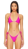 Peixoto Shanna Bikini Bottom In Pink Crush