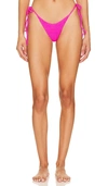 Peixoto Shanna Bikini Bottom In Pink Crush